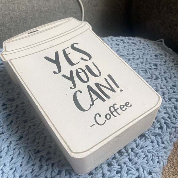 Coffee Home Accessory - Wooden Block - Picture 1 of 1